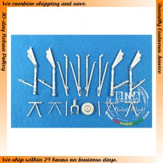1/48 Lancaster Landing Gear (White Metal) for Tamiya kit