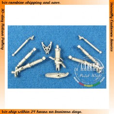 1/48 F-8E/J Crusader Landing Gear (White Metal) for Hasegawa kit