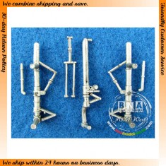 1/48 P-38 Lightning Landing Gear (White Metal) for Revell/Monogram