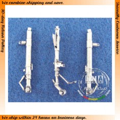 1/48 MiG-29 Fulcrum Landing Gear (White Metal) for Academy kit