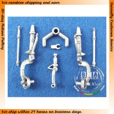 1/48 B-24 Liberator Landing Gear (White Metal) for Revell/Monogram kit