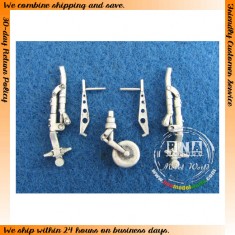 1/48 Hawker Sea Fury Landing Gear (White Metal) for Trumpeter kit