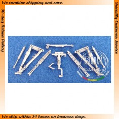 1/48 Mitsubishi F-2 Landing Gear (White Metal) - Replacement for Hasegawa