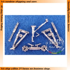 1/48 F-16 Falcon Landing Gear (White Metal) for Hasegawa kit