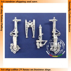 1/48 F-89 Scorpion Landing Gear (White Metal) for Revell kit
