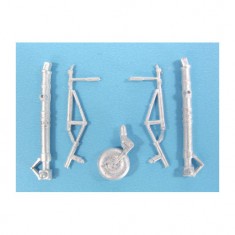 1/48 Typhoon Mk.1B Landing Gear for Hasegawa/Italeri/Eduard kits (white metal)