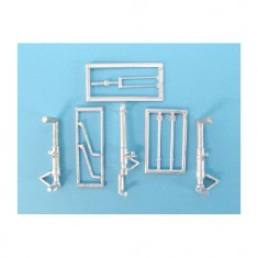 1/48 P-38 Landing Gear for Academy/Eduard kits(white metal)