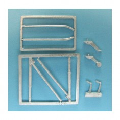 1/48 Polikarpov I-16 Type 24/29 Landing Gear for Eduard kits (white metal)