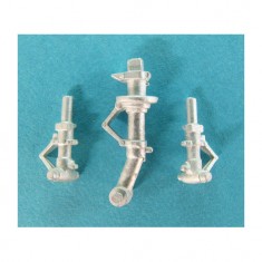 1/48 CH-46, HH-46 Landing Gear for Academy kits (white metal)