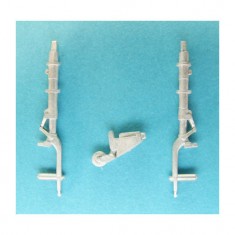 1/48 Mitsubishi A6M Zero Landing Gear for Tamiya kits (white metal)