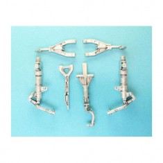 1/48 YF-23 Landing Gear for Hobby Boss kits (white metal)