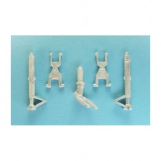 1/48 BAC Jet Provost F.5/167 Strikemaster Landing Gear for Flymodel kits (white metal)