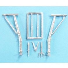 1/48 AF-2 Guardian Landing Gear for Special Hobby kits (white metal)