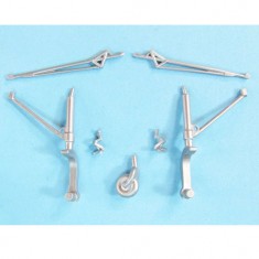 1/48 Boulton Paul Defiant Landing Gear for Airfix kits (white metal)