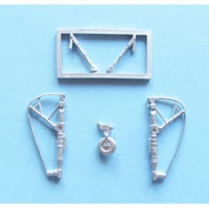 1/72 Hawker Hurricane Mk.I/IA/II/IIB/C/D/IV Landing Gear for Hasegawa/Revell kits