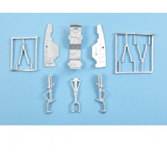 1/48 EMB-314 Super Tucano Landing Gear for HobbyBoss kits (White Metal)