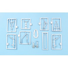 1/48 Vought F4U-1A/2 Corsair Landing Gear (white metal) for Magic Factory kits