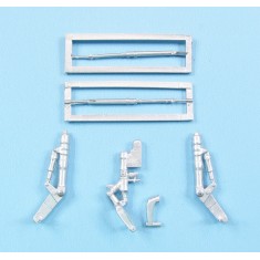 1/48 Mikoyan-Gurevich MiG-17F Landing Gear for AMMO kits (White Metal)