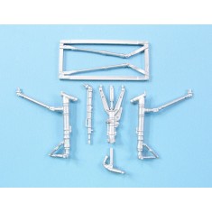 1/48 MiG-35 Fulcrum-F Landing Gear for Hobby Boss (White Metal)