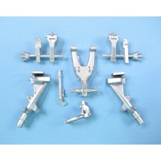 1/48 Jaguar GR.1/1A Landing Gear for Airfix kits (White Metal)