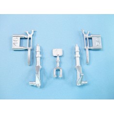1/48 Fairey Barracuda Landing Gear for Trumpeter kit (white metal)