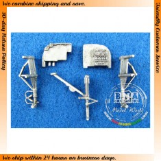 1/72 A-26, B-26 Invader Landing Gear (White Metal) for Italeri/Revell