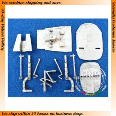 1/72 B-24 Liberator Landing Gear (White Metal) for Hasegawa kit