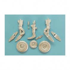 1/72 Hawker Siddeley Buccaneer Landing Gear for CMR/Airfix kits (white metal)