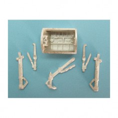 1/72 E.E. Canberra Landing Gear for Airfix kits (white metal)