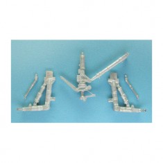 1/72 F/A-18A-D Hornet Landing Gear for Academy kits (white metal)