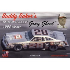 1/25 Buddy Bakers Gray Ghost #28 Oldsmobile 442 Winner 1980 [BBO1980D]