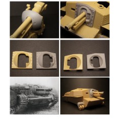 1/35 40/43M Zrinyi Assault Gun Mantlet for Bronco kit