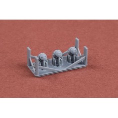 1/35 WWII German Panzer Headlight (3pcs)