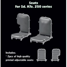 1/35 Seats for Sd.Kfz. 250
