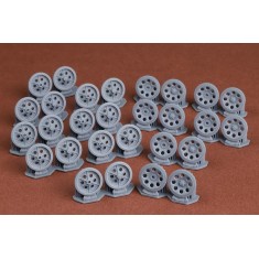 1/35 SdKfz 251 Roadwheel set with Solid Hubs