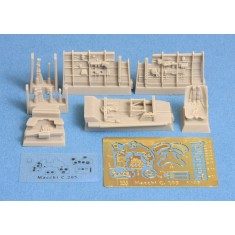 1/48 Macchi MC.205 Veltro Cockpit Set for Hasegawa kit