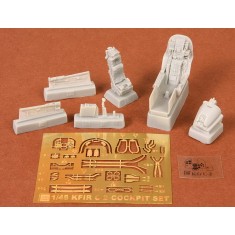 1/48 IAI Kfir C2 Cockpit Set for Kinetic kit (Resin+PE)