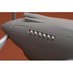 1/48 Curtiss P-40B Warhawk Exhaust Set for Airfix #A05130