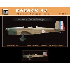 1/72 French Rayack 43 Trainer Prototype Resin Kit