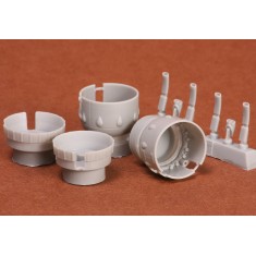 1/72 Bristol Blenheim Engine Cowlings & Exhaust Set for Airfix kit (Resin)