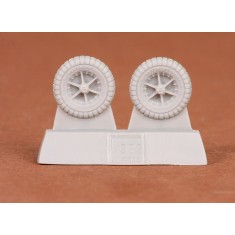 1/72 Messerschmitt Bf-109E Wheels Set (2 Resin Wheels)