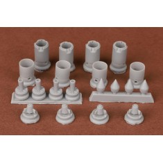 1/72 B-58 Hustler Seamless Engine Intakes for Italeri Kit