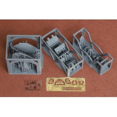 1/72 Finnish Brewster B-239 Cockpit Interior Set For Hasegawa Hobby2000 Kit