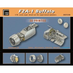 1/72 Brewster F2A-1 Buffalo Super Detail Set for Hasegawa Kit
