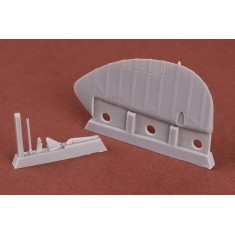 1/24 Supermarine Spitfire/Seafire Broad Chord Rudder for Airfix kits