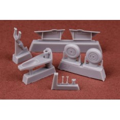 1/24 Supermarine Spitfire Retractable Tailwheel for Airfix Mk.IX