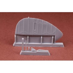 1/24 Supermarine Spitfire Broad Chord Rudder for Airfix Mk.IX