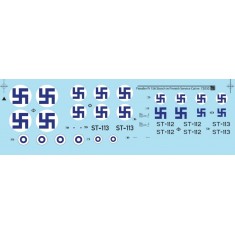 Decals for 1/72 Fieseler Fi-156 Storch in Finnish Service