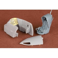 1/48 B-58 Hustler Pilot Cockpit For Monogram Kit (With Coloured Panels)