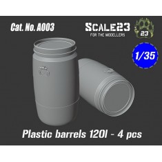1/35 Plastic Barrels 120L (4pcs)